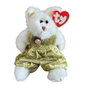 Vintage 1993 TY Beanie Baby KATRINA Cat Stuffed Plush Attic Treasures Collection